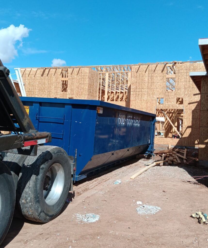 Construction dumpster rental service in Phoenix