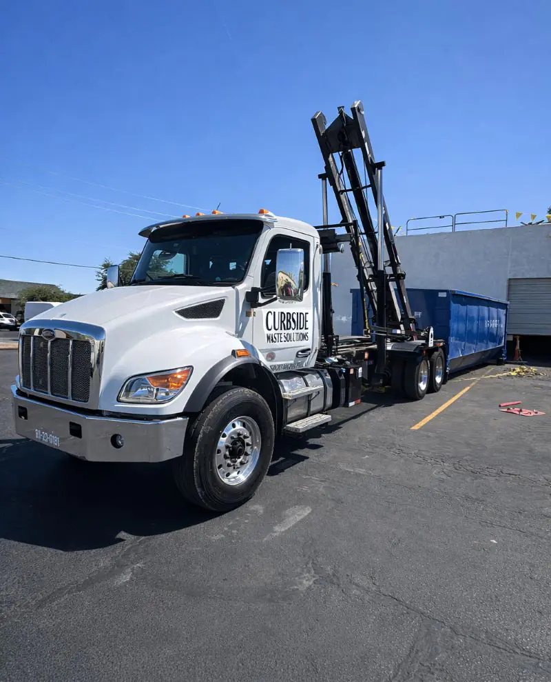Same day dumpster delivery service by Curbside Waste Solutions in Phoenix